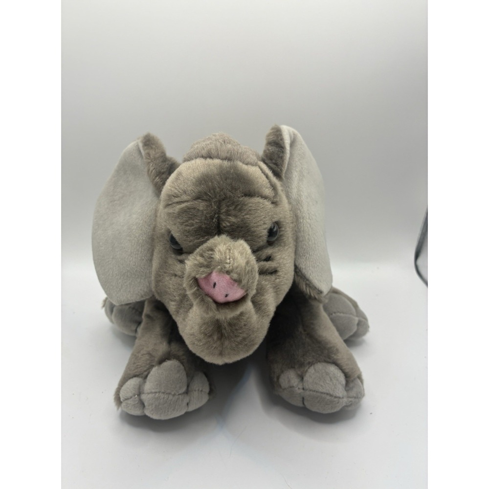 Plush Wild Republic K&K International Gray Brown Elephant